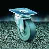 Medium duty pressed steel castor - LME5814 - Plasticwheels Ltd.