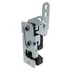 Rotary Push-to-Close Latch, Small Size, Two Stage, with Integrated Bumper, Dual Trigger, In-line / Top Trigger, M6 Thread, Steel, Zinc Plate, Bright chromate - R4-10-32-805-10 - Southco