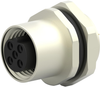 Sensor Conn, M12, Rcpt, 5Pos, Solder; Product Range Te Connectivity - 13AC1818 - Newark, An Avnet Company