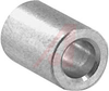 Spacer, round, aluminum iridite clear, 3/8 inch length, 1/4 in OD, #6 clear hole - 70006322 - Allied Electronics, Inc.