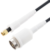 Reverse Polarity SMA to N-Male LMR 195 Cable with Boots 8 Inch (2 Pack) - KP-RSMA-N-8-B - KP Performance Antennas