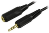 Cable, 3.5Mm Stereo Plug-Jack, 6 , Blk; Connector Type A Multicomp Pro - 26W6345 - Newark, An Avnet Company