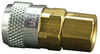 Fisnar 560784 Metal Push Connect Socket 0.25 in x 0.25 in NPT Female -- 560784 - Image
