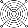92mm Wire Form Fan Guard, Black E.D. Finish - 08174-02 - Qualtek Electronics Corp.