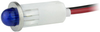 Panel Indicator, Blue, 12V, Wire Lead; Led Color Vcc (Visual Communications Company) - 62AC9619 - Newark, An Avnet Company