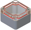 Enclosure, Junction Box, Pc, Grey/clear; Enclosure Type Serpac - 72AC4071 - Newark, An Avnet Company