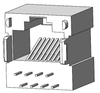 Modular Jacks - RJE4Z1880310 - Amphenol Communications Solutions