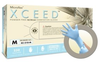 Microflex Xceed XC-310 Blue X-Small Nitrile Powder Free Disposable Gloves - Medical Grade - Rough Finish - 9.4 in Length - 769799-31010 - 769799-31010 - R. S. Hughes Company, Inc.