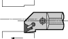 Triangle Negative Rake 0° Lead - Style F for Ceramic Inserts - Greenleaf Corporation