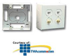 ICC Double Gang Faceplate Mounting Box - IC107MRD - TelephoneStuff.com