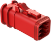 Automotive Housing, Plug, 6Pos, Red; Product Range Amphenol Sine/tuchel - 78AC6025 - Newark, An Avnet Company