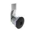Quarter-Turn Cam Latch, 8 mm Square Recess, 18mm  Grip, Not Sealed, Zinc Alloy, Powder Coat, Black - E5-2-085-060 - Southco
