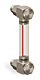Standard Nylon Liquid Level Gage, 4” Centerline, 1/4
