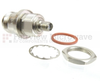Bulkhead SMA Female (Jack) to N Female (Jack) Adapter, Passivated Stainless Steel Body, High Temp, 1.25 VSWR - SM4248 - Fairview Microwave Inc.
