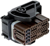 Rcpt Housing, 48Pos, Pbt Gf, Brown; Product Range Aptiv/delphi - 34AH3388 - Newark, An Avnet Company