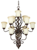 Large Chandeliers-Glass Shade - 318065 - Light Center (The)