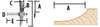 Edge Forming Bits, Raised Panel Bit (Cove) - 2 Flute - 733304-A - Makita USA, Inc.