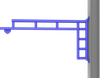 Wall Mounted Enclosed Track Jib Crane