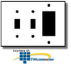 Leviton 2-Toggle/1-Decora, 3-Gang Faceplate - 80745 - TelephoneStuff.com