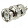 SMA Female (Jack) to BNC Male (Plug) Adapter, Nickel Plated Brass Body, High Temp, 1.3 VSWR - SM4726 - Fairview Microwave Inc.