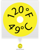SL120F 49C TEMPERATURE SENSOR LABEL - SL120F - Telatemp Corporation