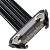 Pre-wired Female Rectangular Receptacles, 24 Pole, Double Latch, 14 awg, 1M - IRCD-24NF-140-010 - Mencom Corporation