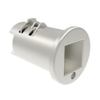 Lock Plug, Railway Standard Recess, Zinc Alloy, Chrome - PK-0-45800-01 - Southco