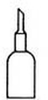 Weller Spade Tip PL114 - Spade Tip - 0.41 in Tip Length - 0.05 in Tip Width - 0.13 in Thick - 037103-03678 - R. S. Hughes Company, Inc.