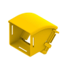 Fiber Raceway Elbow, 4x4, 45 Degree Down - FRCE3YL4D - Belden Inc.