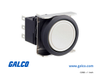 IDEC Pushbutton Non-Illuminated - LBW6B-A1T1W - Galco Industrial Electronics
