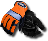 Ansell Projex 97-511 Fluorescent Orange XL Spandex/Synthetic Leather Full Fingered Work & General Purpose Gloves - Uncoated - 250 mm Length - 076490-32982 - 076490-32982 - R. S. Hughes Company, Inc.