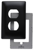 Standard Wall Plate - SWP8-BK - Hubbell Wiring Device-Kellems