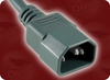 IEC-60320-C14 ARMY GREEN to IEC-60320-C13 ARMY GREEN HOME // Power Cords // IEC/Jumper Power Cords // Colored -- 3500.012GNA - Image