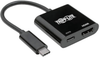 USB-C 3.1 to HDMI 4K Adapter with PD Charging, M/F, Thunderbolt 3 Compatible, 4K @ 60 Hz, Black -- U444-06N-H4K6BC