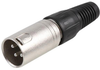 Black 3 Pole In-Line Xlr Male Plug; No. Of Contacts Pro Signal - 67Y9891 - Newark, An Avnet Company