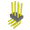Headers, Male Pins - 612-MTSW-103-22-L-D-330-RA-ND - DigiKey