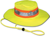 Ergodyne Glowear 8935 Lime Polyester Ranger Hat - 720476-23259 - 720476-23259 - R. S. Hughes Company, Inc.