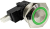 Pb Switch, Spdt, 15A/250V, 25Mm, Ill Grn; Product Range E-Switch - 39AH8673 - Newark, An Avnet Company