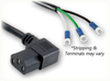 ROJ SPECIAL to IEC-60320-C13 RIGHT ANGLE HOME // Power Cords // IEC/Jumper Power Cords // International -- 0148.192S - Image
