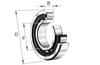 Precision Cylindrical Roller Bearings - NU2214-E-XL-TVP2 - Pacific International Bearing, Inc.