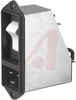 IEC Appliance Inlet C20 with Filter, Circuit Breaker TA45 (recessed), 20A -- 70080539