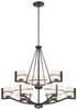 Large Chandeliers-Glass Shade - 604487 - Light Center (The)