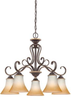 DH5105PN Mid. Chandeliers-Glass Down - 642775 - Capital Lighting, Inc.