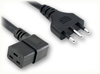 CEI 23-16 ITALIAN to IEC-60320-C19 RIGHT ANGLE HOME // Power Cords // International Power Cords // Italy Power Cords - 8555.098 - Quail Electronics