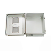 14x12x07 Fiberglass Reinf Polyester FRP Weatherproof Outdoor IP24 NEMA 3R Enclosure, Modified Base Vented Lid Gray - TEF141207-03V - Transtector Systems, Inc.