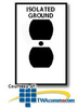 Leviton 1-Gang Duplex Device Receptacle Wallplate.. - 84003-IG - TelephoneStuff.com