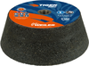TIGER ZIRC Type 11 Flaring Cup Wheel, ZA16-Q, 6/4-3/4 x 2 x 5/8-11, Rim 1.5