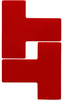 Floor Marking Tape, 2 X 5, Red; Tape Type Brady - 82AH6049 - Newark, An Avnet Company