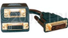 TecNec DVI Male To DVI-I Female and VGA Female Adapter 1 ft Cable - DVI-DVI-VGA - Visual Sound, Inc.