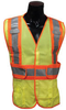 Jackson Safety Lime/Orange/Silver Medium to XL Polyester Mesh High-Visibility & Reflective Vest - 3 Pockets - 711382-03265 - 711382-03265 - R. S. Hughes Company, Inc.
